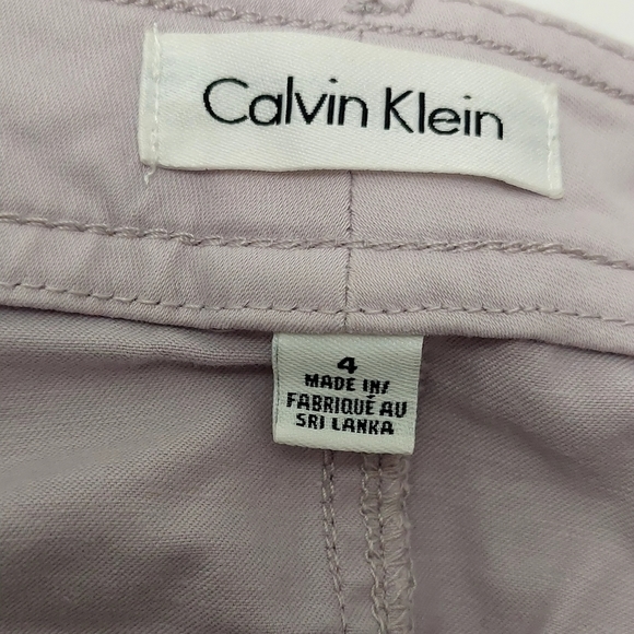 Calvin Klein Women's Size 4 Pants Chino Pant Light Lilac - Picture 5 of 10